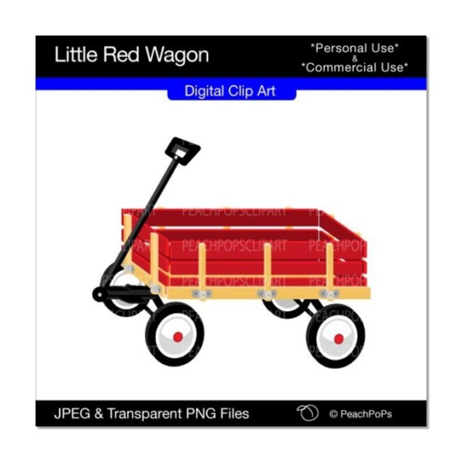 Little Red Wagon Clip Art N6