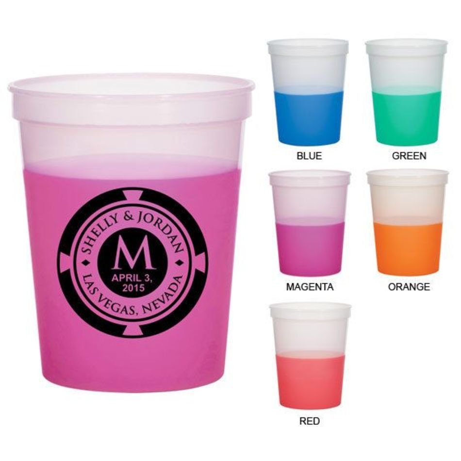 16 Oz Custom Party Cups Clipart 1247 Poker Chip Wedding Mood