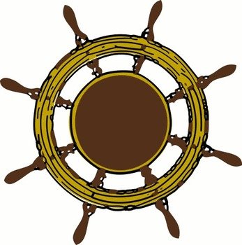 Pirate Ship Wheel Clip Art N5