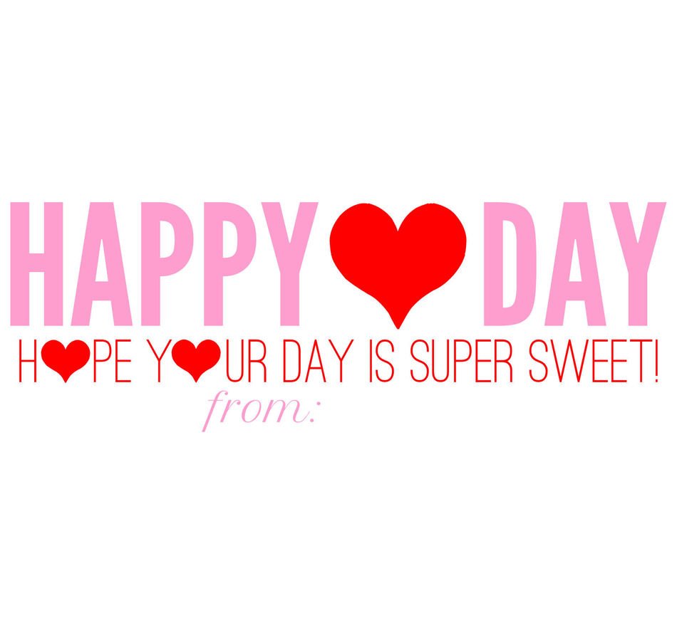 Valentine Candy Bar Wrappers