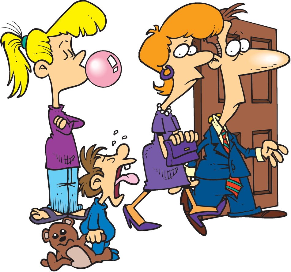 Babysitter Clip Art drawing