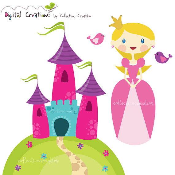 Princess Castle Clip Art N5 free image download