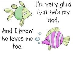 Fathers Day Fishing drawing