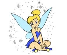 Tinkerbell Coloring Page Clip Art
