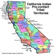 Native American Tribes California Map