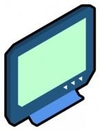 Broken TV Clip Art N2