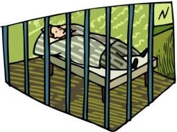Cartoon Jail Cell N4