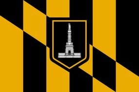Baltimore flag close up