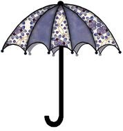 Beautiful colorful umbrella clipart