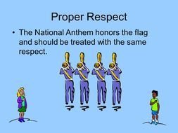 Clipart of National Anthem