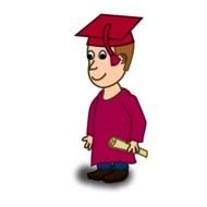 Graduation Cartoon Clip Art drawing