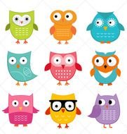 Cute Owls N3
