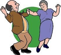 Senior Citizens Dancing