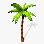 Cartoon Palm Tree N26
