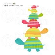 Hawaiian Sea Turtle Clip Art