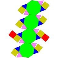 colorful cube in detail as a graphic image
