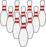 Bowling Pin Clip Art N38