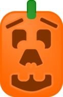 clipart of the Square Pumpkin