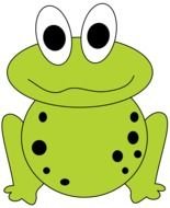 cartoon round frog