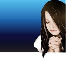 Praying Girl as an illustration