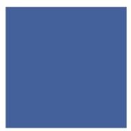 Blue Solid Color Square
