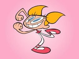 Dexters Laboratory Dee drawing