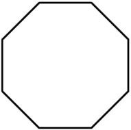 Octagon Shape Template