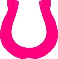 Pink Horseshoe Clip Art N5