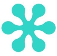 Turquoise Flower Clip Art N5