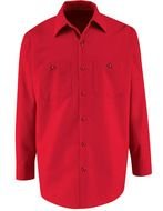 men's red shirt