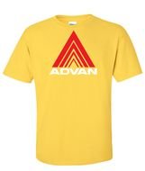 Black And Yellow Triangle Logo Sports drawing