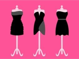 Little Black Dress Clip Art drawing