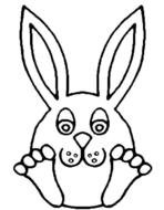 Easter Bunny Coloring Pages Printable N3