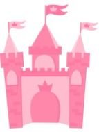Pink Castle Clip Art N4