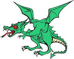 green cartoon dragon
