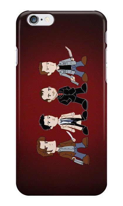 Dean Sam Castiel Crowley drawing
