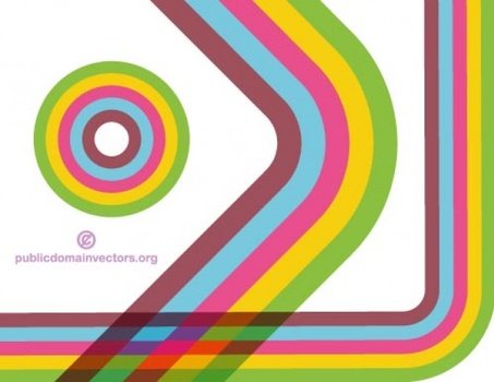 Retro Farben Vektor ClipArt