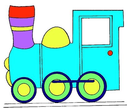 Cartoon Train Clip Art N19