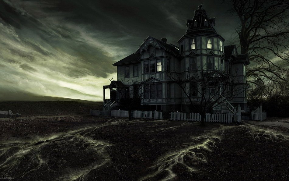 Ghost Houses drawing