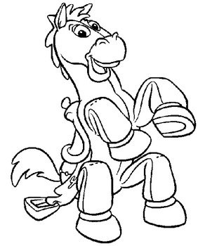 Toy Story Bullseye Coloring Pages