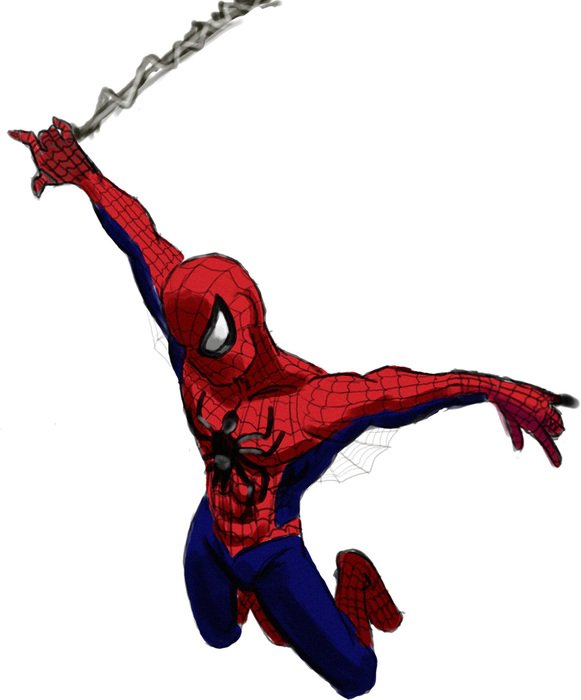 İllustration of Spider Man