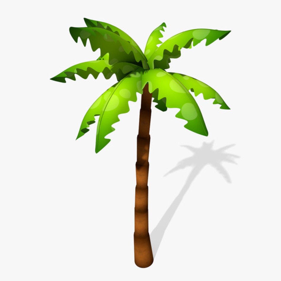Cartoon Palm Tree N26