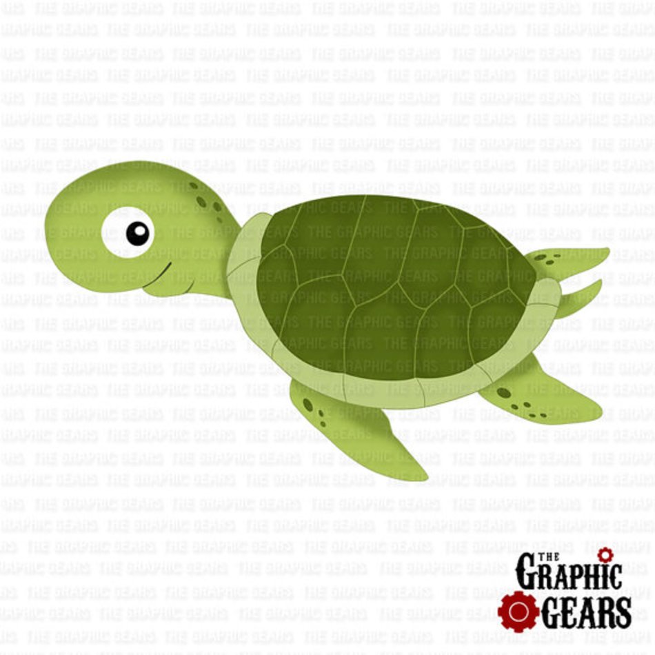 Cute Sea Turtle Clip Art N8