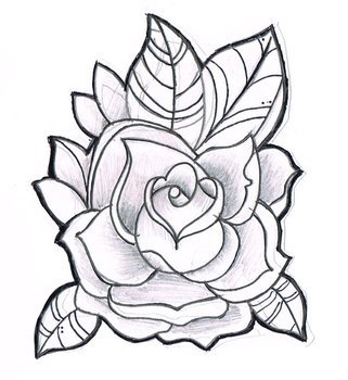 Cool Rose Drawings