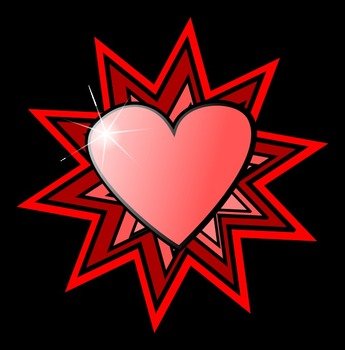 Lace Valentine Hearts Clip Art N3