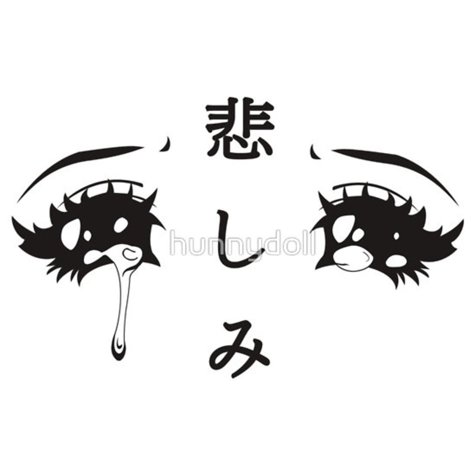 Anime Crying Eyes free image download