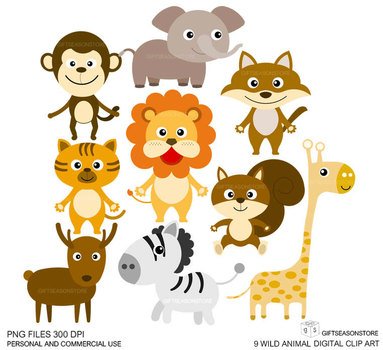 Wild Animal Clip Art N17
