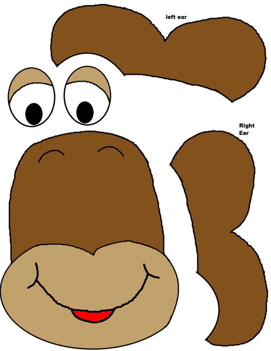 Paper Plate Monkey drawing free image download