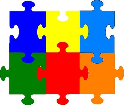 Free Jigsaw Puzzle Pieces Clip Art