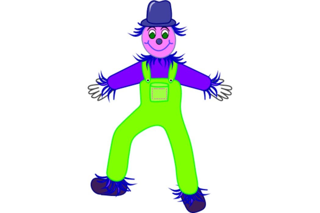Cartoon Scarecrow Clip Art N15